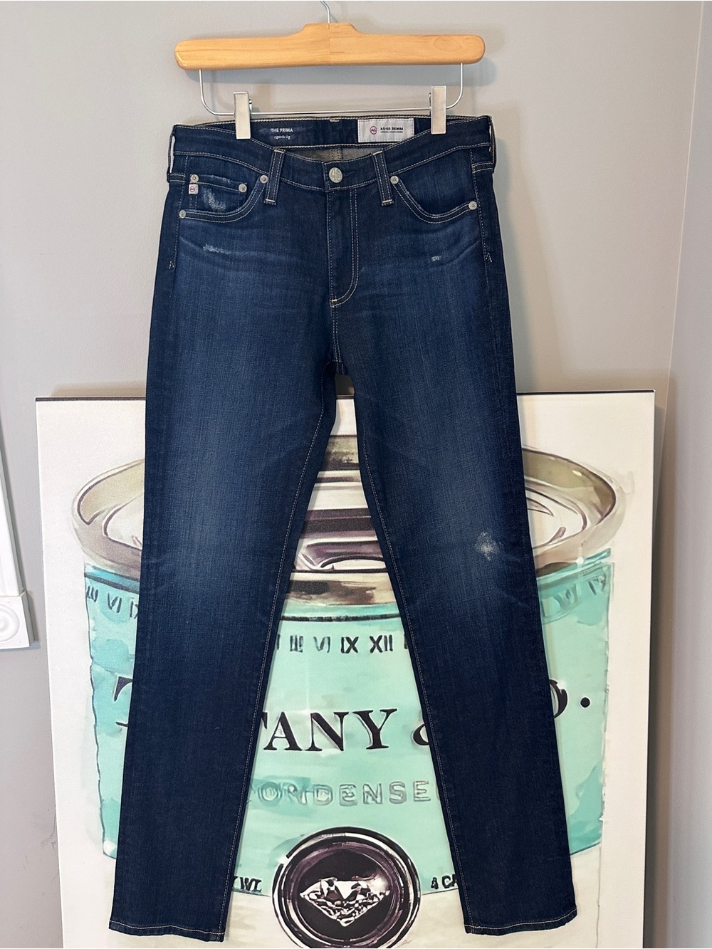 Ag Adriano Goldschmied Prima Cigarette leg Jeans - aged dark wash NWOT